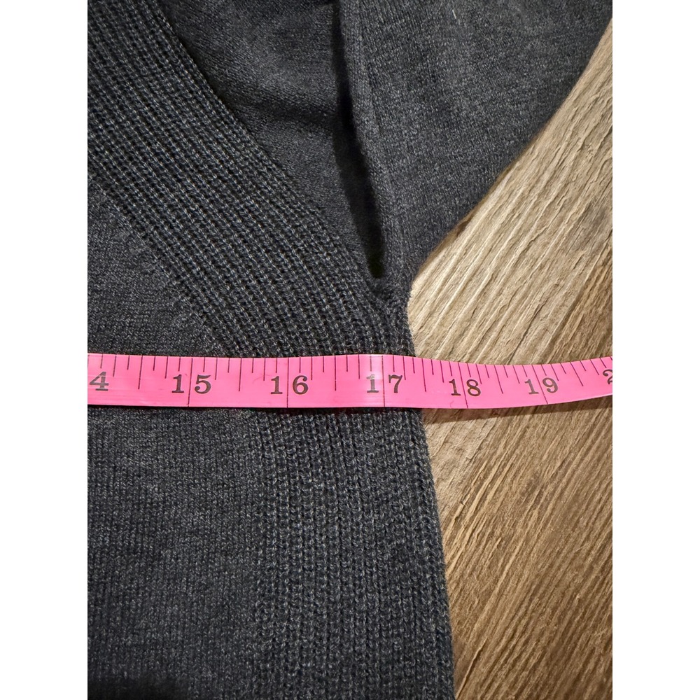 Royal Robbins Westlands Funnel Neck Sweater Charcoal Gray Merino Wool Womens S - Picture 9 of 11